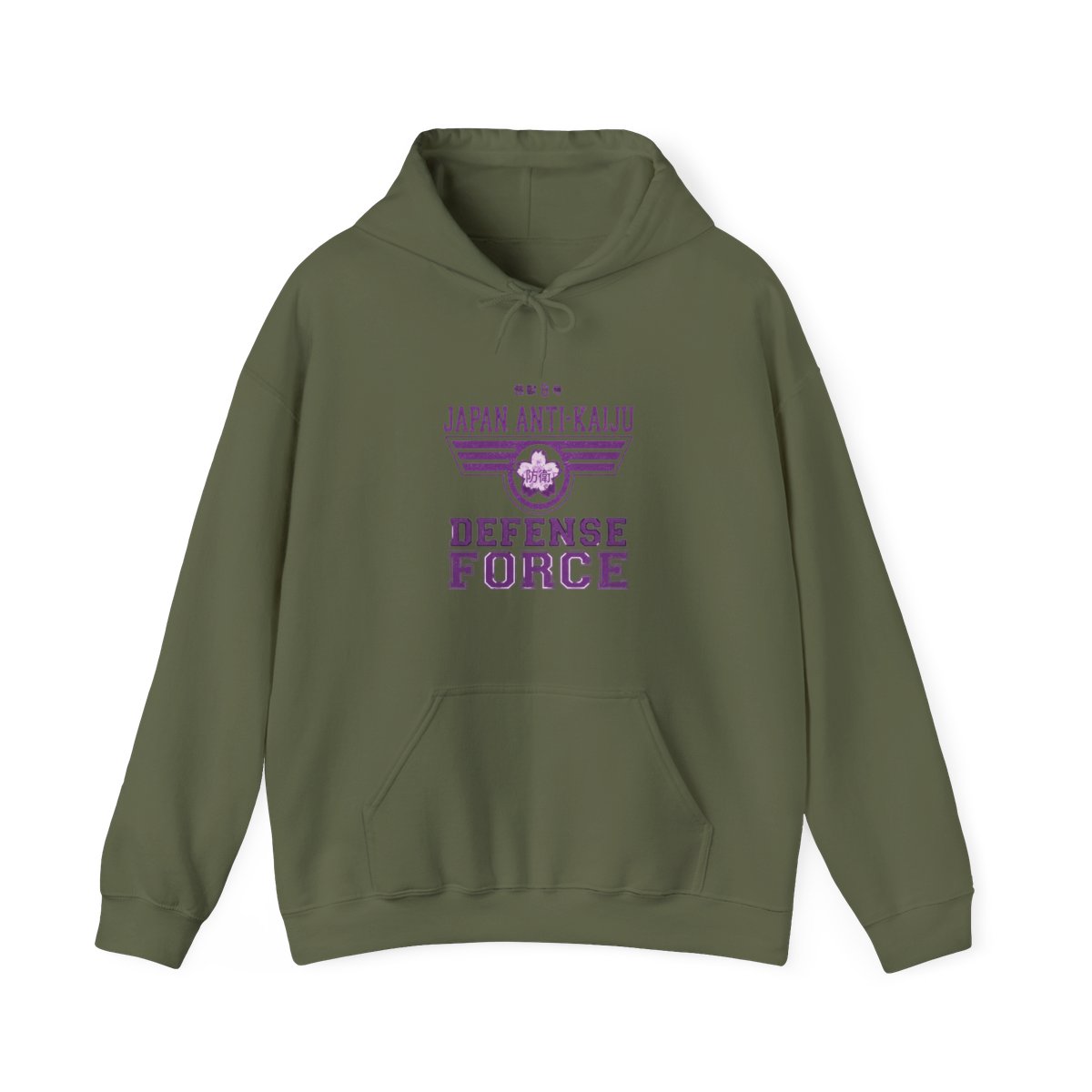 KAIJU No 8: JAPAN ANTI KAIJU DEFENCE FORCE (WHITE) Hoodie | Kaiju No. 8 - alternate angle 4, merchandise