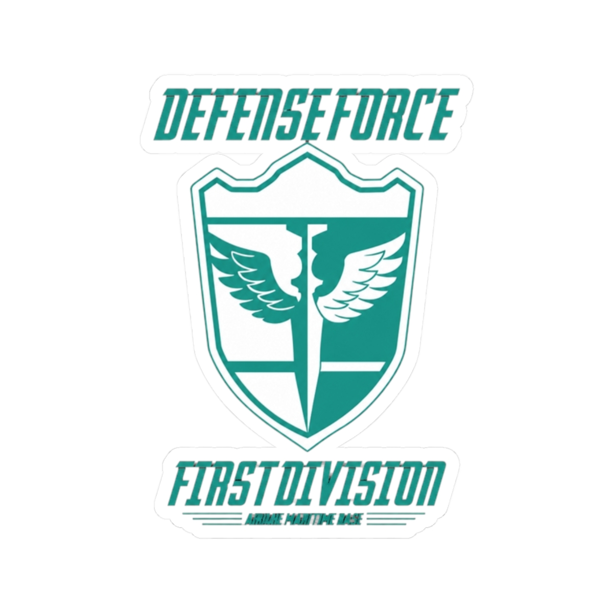 KAIJU No 8: DEFENSE FORCE FIRST DIVISION Sticker | Kaiju No. 8 - alternate angle 3, merchandise