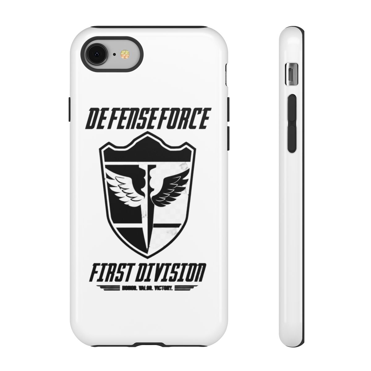 KAIJU No 8: DEFENSE FORCE FIRST DIVISION (WHITE) Phone Case | Kaiju No. 8