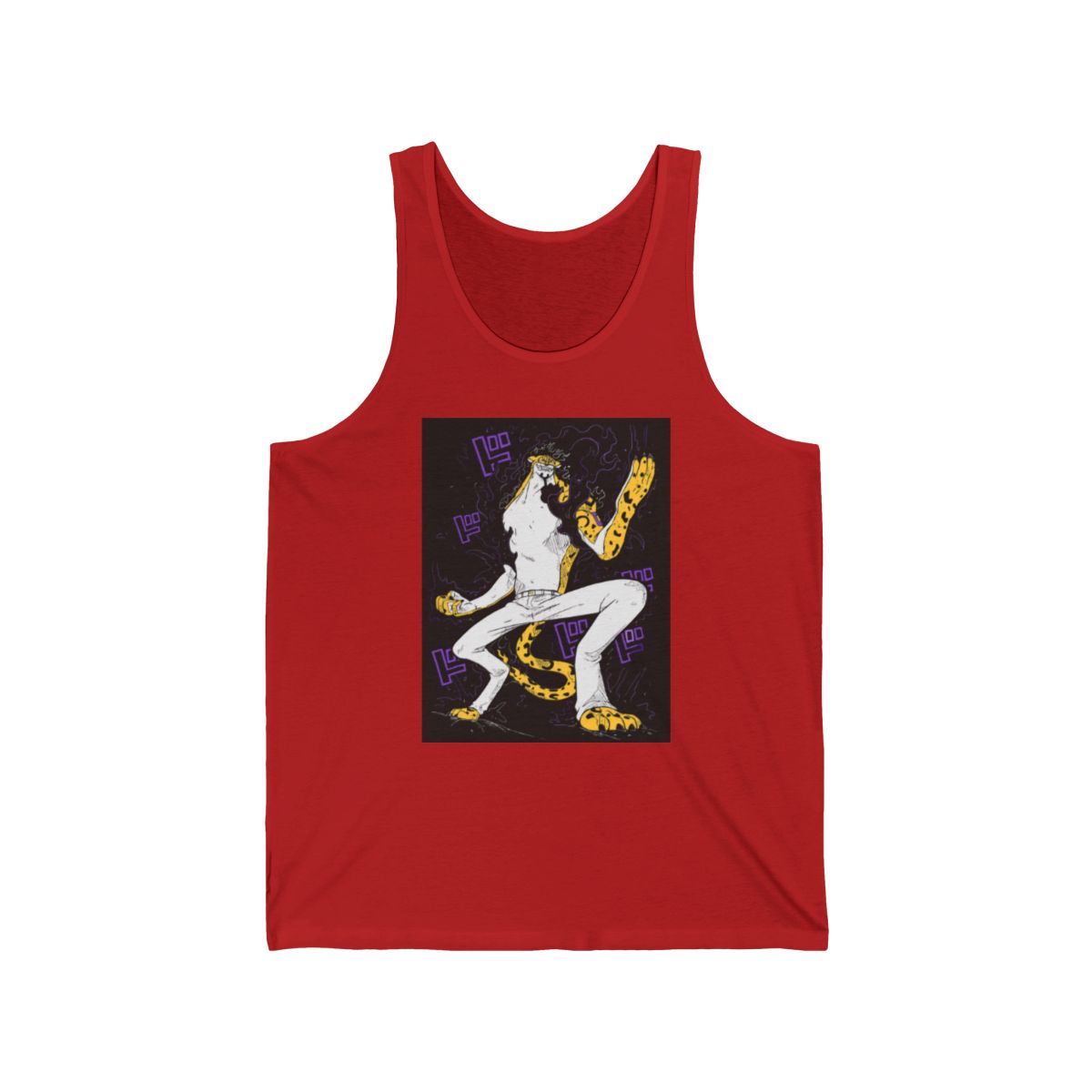 Japan Anti-Kaiju Defense Forces Symbol (Chest Pocket Variant) Tank Top | Kaiju No. 8 - alternate angle 4, merchandise