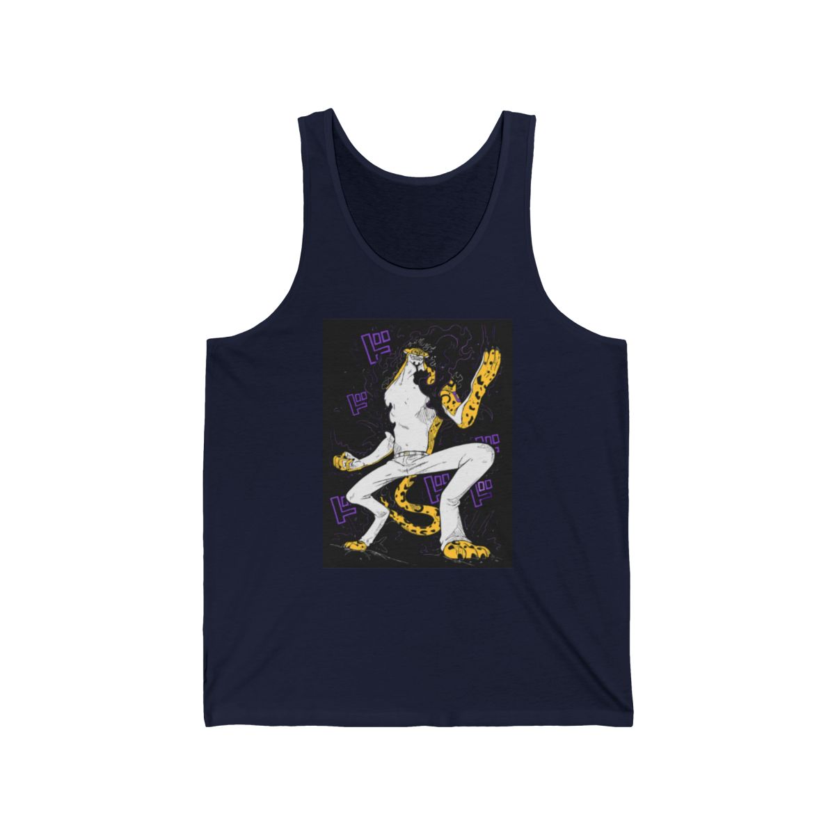 Japan Anti-Kaiju Defense Forces Symbol (Chest Pocket Variant) Tank Top | Kaiju No. 8 - alternate angle 3, merchandise