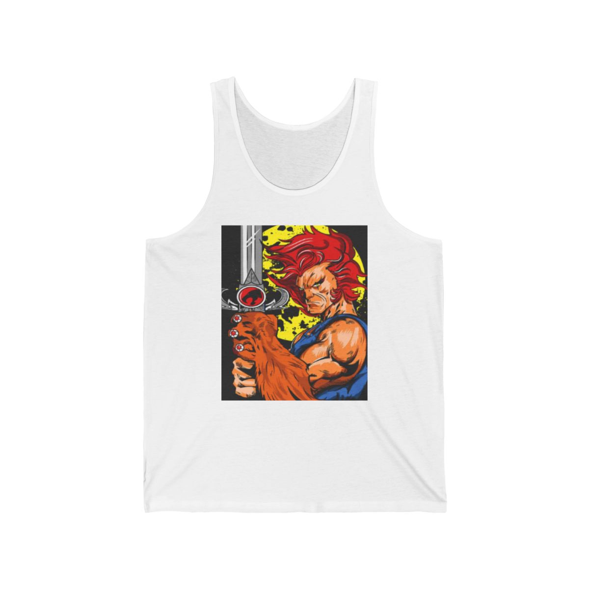 Japan Anti-Kaiju Defense Forces Symbol (Chest Pocket) Tank Top | Kaiju No. 8 - alternate angle 2, merchandise