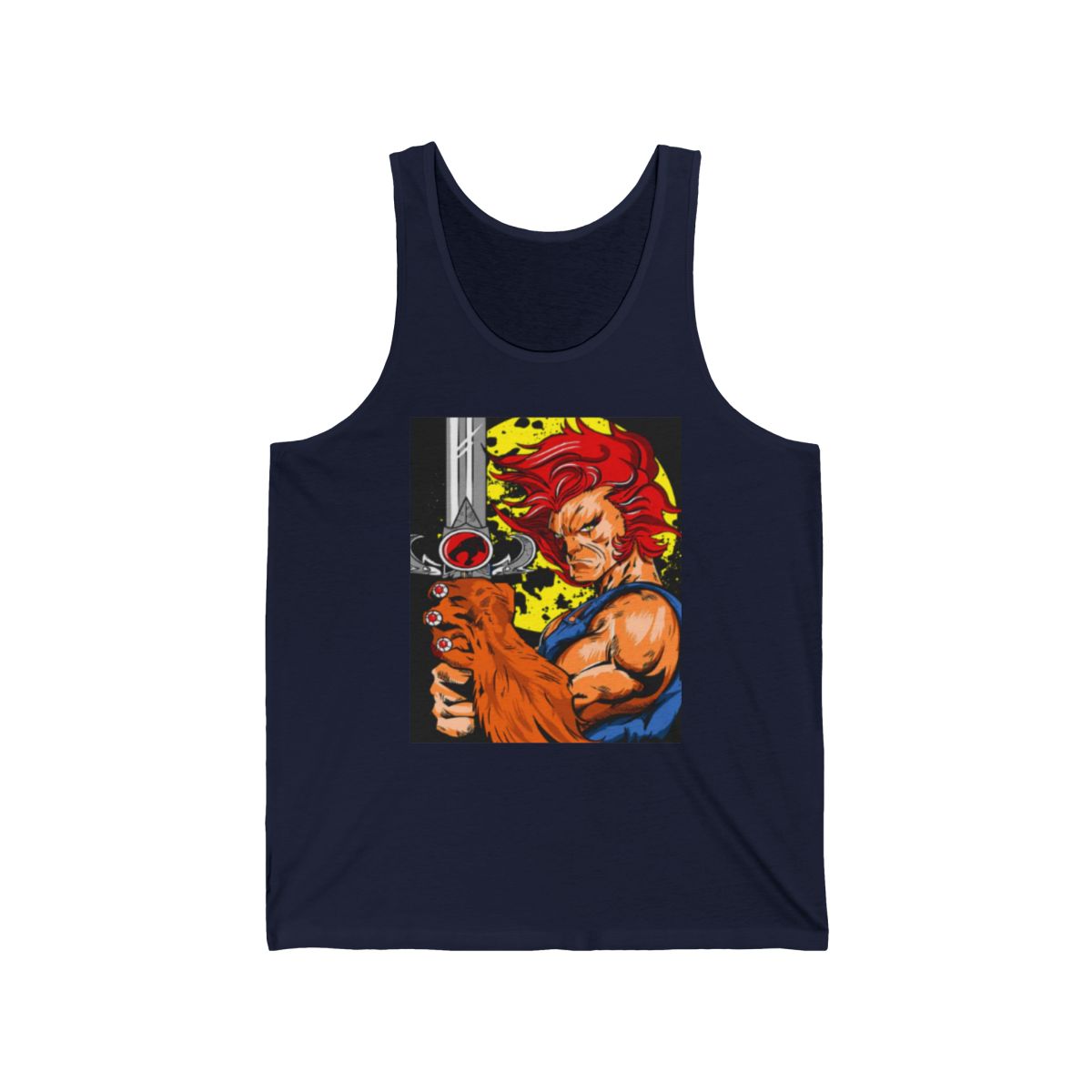 Japan Anti-Kaiju Defense Forces Symbol (Chest Pocket) Tank Top | Kaiju No. 8 - alternate angle 4, merchandise