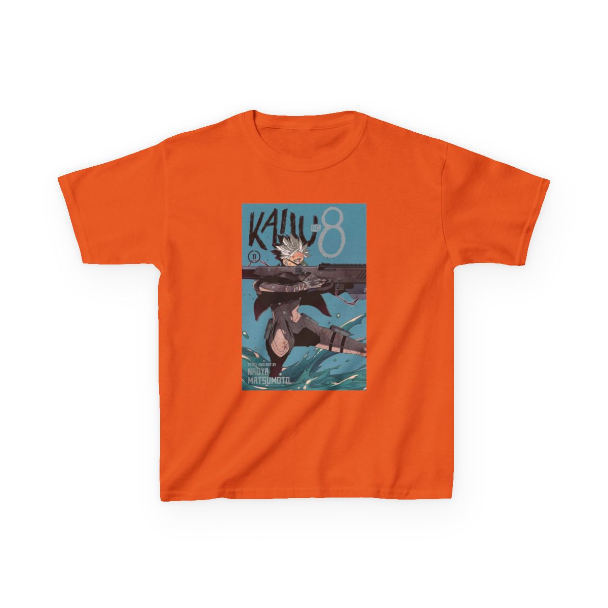 KAIJU No 8: DEFENSE FORCE FIRST DIVISION (WHITE) Kids T-Shirt | Kaiju No. 8 - alternate angle 5, merchandise