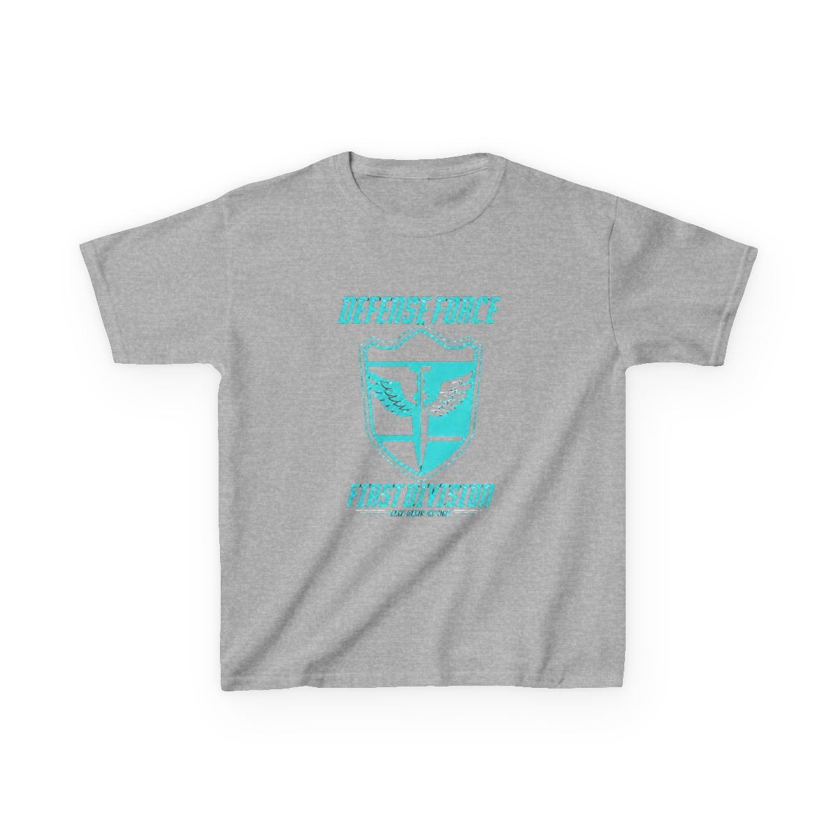 KAIJU No 8: DEFENSE FORCE FIRST DIVISION Kids T-Shirt | Kaiju No. 8 - alternate angle 3, merchandise