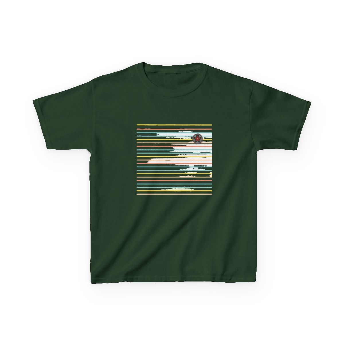 Japan Anti-Kaiju Defense Forces Symbol (Chest Pocket Variant) Kids T-Shirt | Kaiju No. 8 - alternate angle 4, merchandise