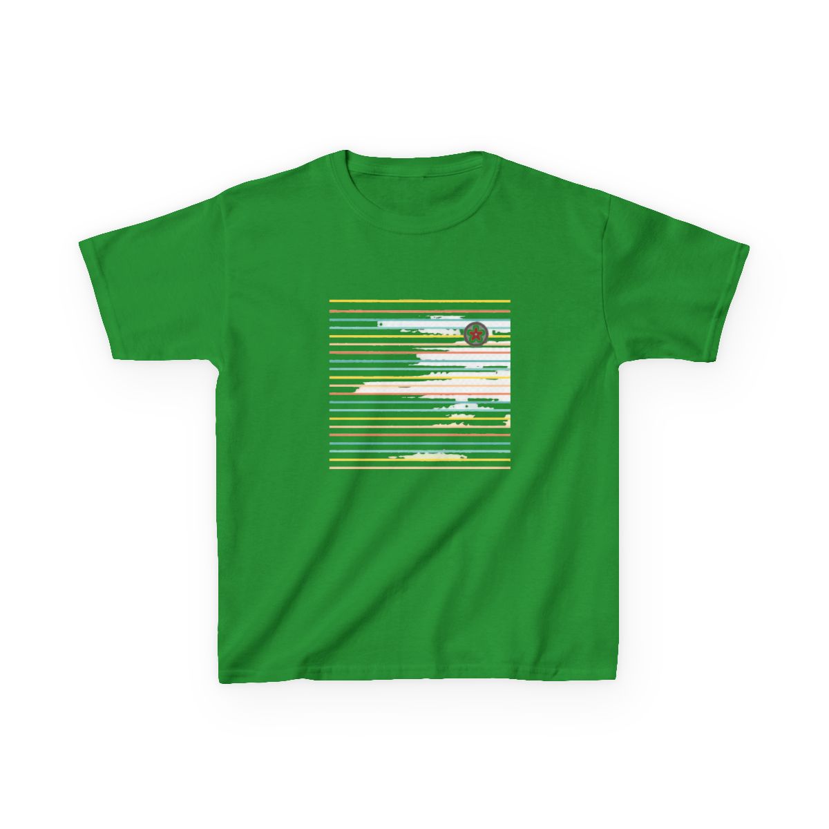 Japan Anti-Kaiju Defense Forces Symbol (Chest Pocket Variant) Kids T-Shirt | Kaiju No. 8 - alternate angle 2, merchandise