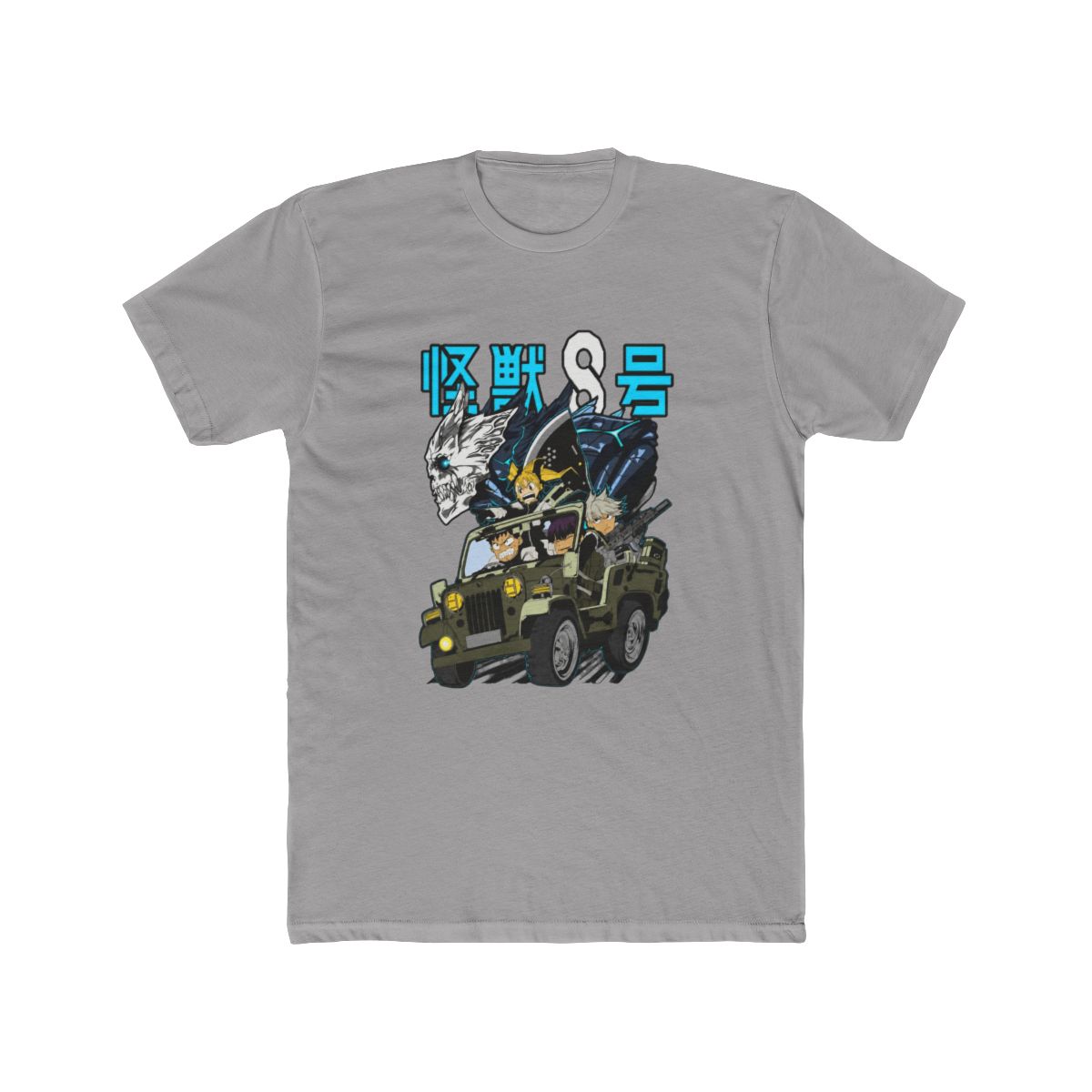 Kaiju No. 8 Manga Squad Ride Jeep Anime Monster Graphic T Shirt - alternate angle 2, merchandise
