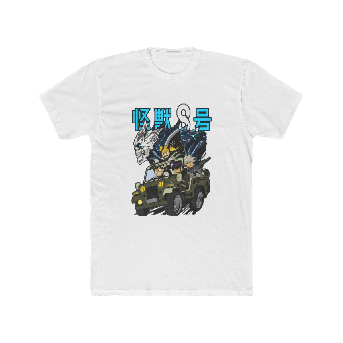 Kaiju No. 8 Manga Squad Ride Jeep Anime Monster Graphic T Shirt