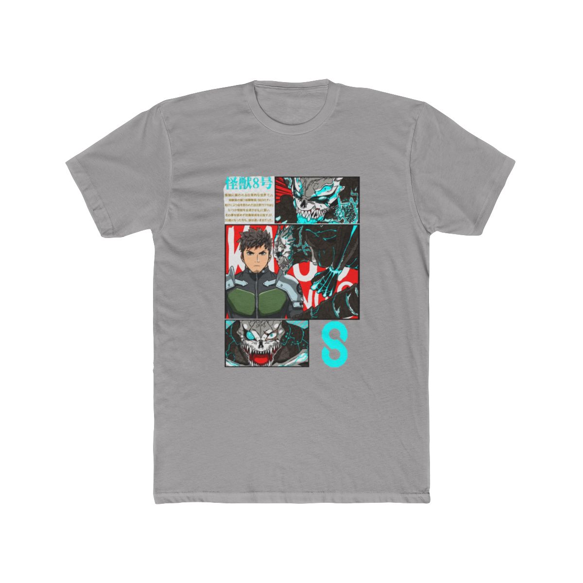 Kaiju No. 8 Kafka Transformation Anime Design T Shirt - alternate angle 2, merchandise