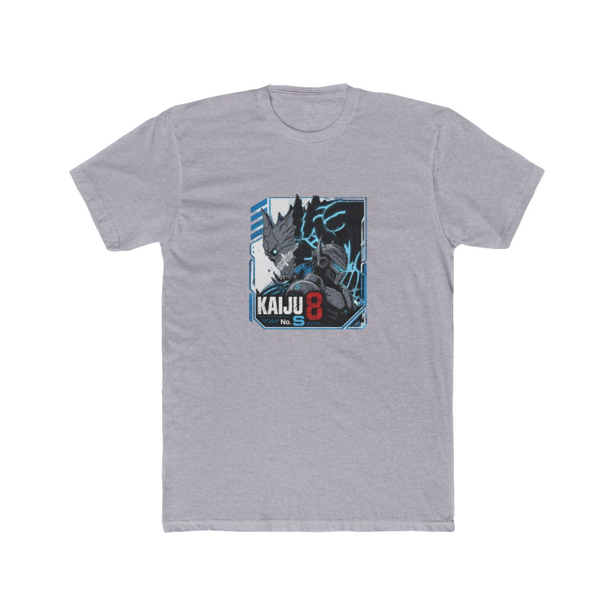 Silhouette design inspired by the anime Kaiju No. 8 T Shirt - alternate angle 4, merchandise