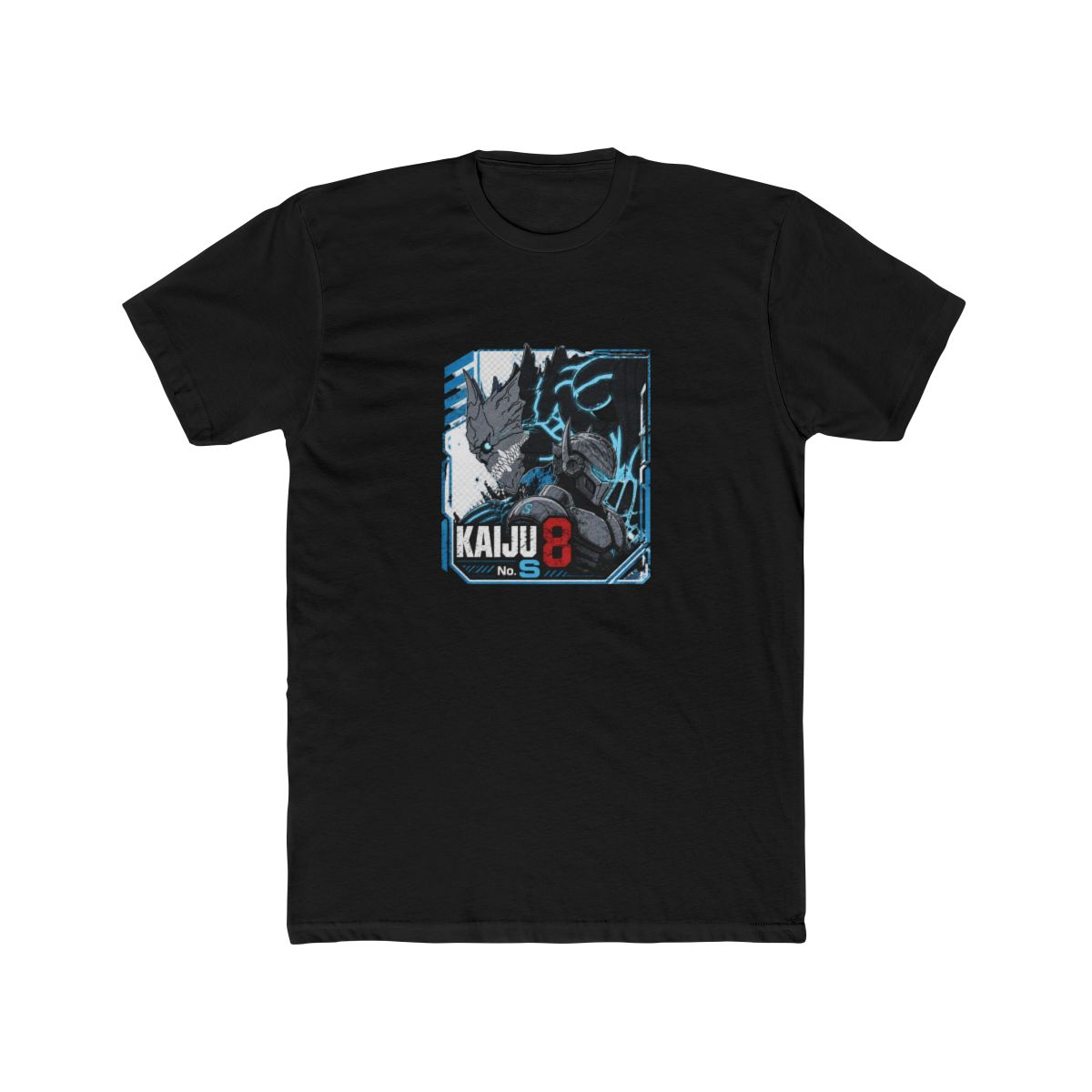Silhouette design inspired by the anime Kaiju No. 8 T Shirt - alternate angle 3, merchandise
