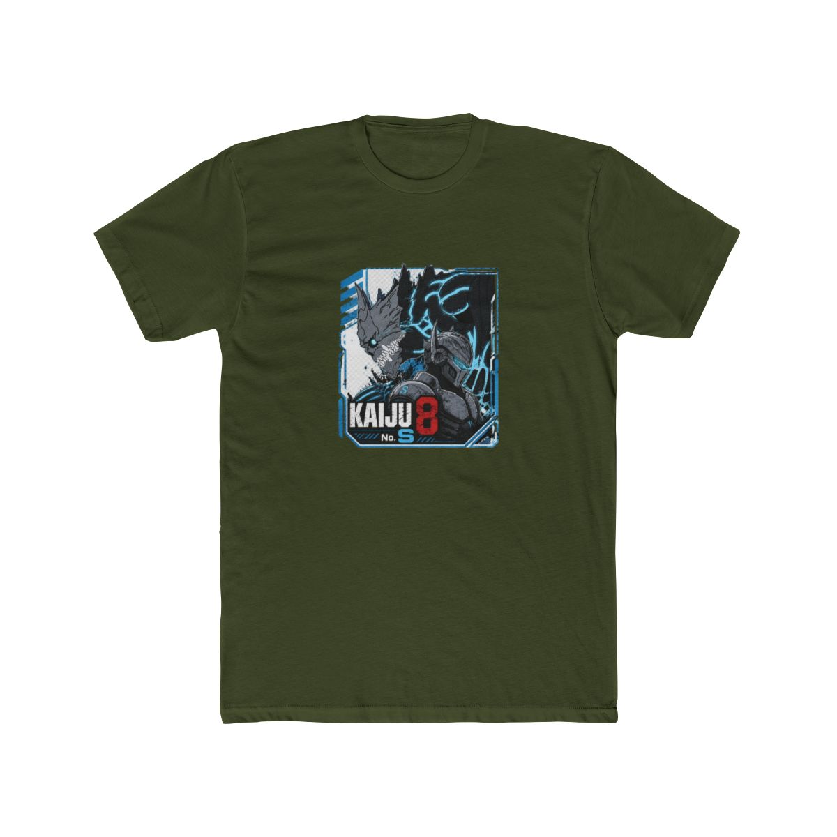 Silhouette design inspired by the anime Kaiju No. 8 T Shirt - alternate angle 5, merchandise
