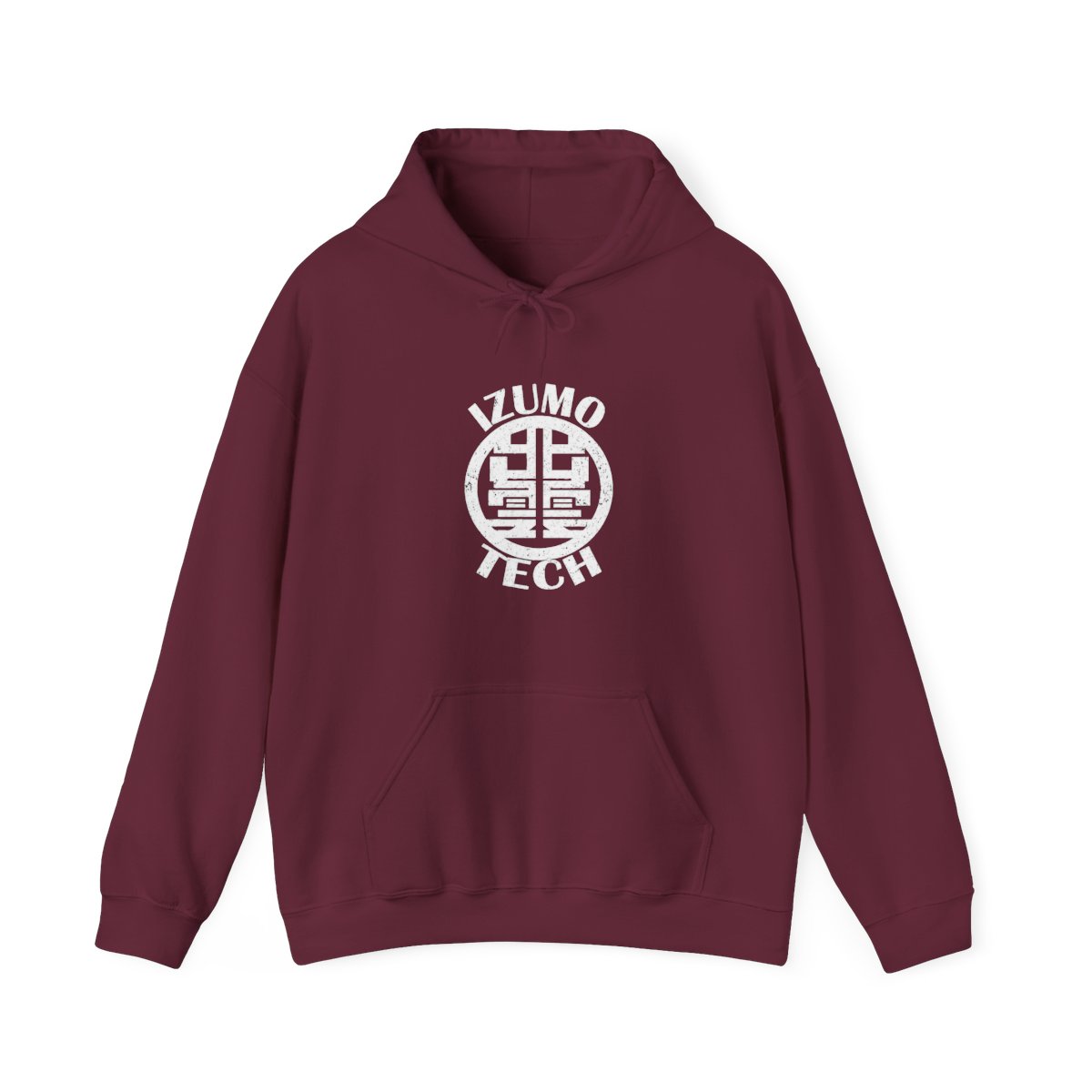 KAIJU No 8 : IZUMO TECH (WHITE & GRUNGE) Hoodie | Kaiju No. 8 - alternate angle 3, merchandise