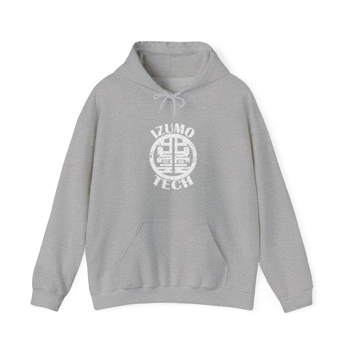 KAIJU No 8 : IZUMO TECH (WHITE & GRUNGE) Hoodie | Kaiju No. 8 - alternate angle 2, merchandise