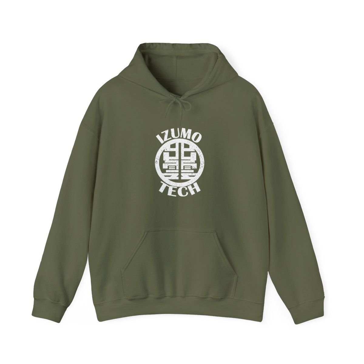 KAIJU No 8 : IZUMO TECH (WHITE & GRUNGE) Hoodie | Kaiju No. 8 - alternate angle 4, merchandise