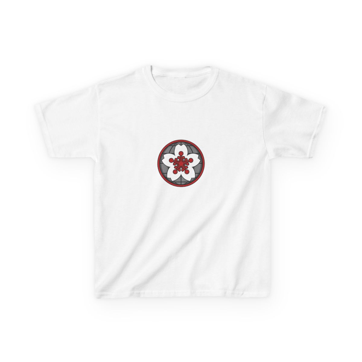 Japan Anti-Kaiju Defense Forces Symbol Kids T-Shirt | Kaiju No. 8 - alternate angle 4, merchandise