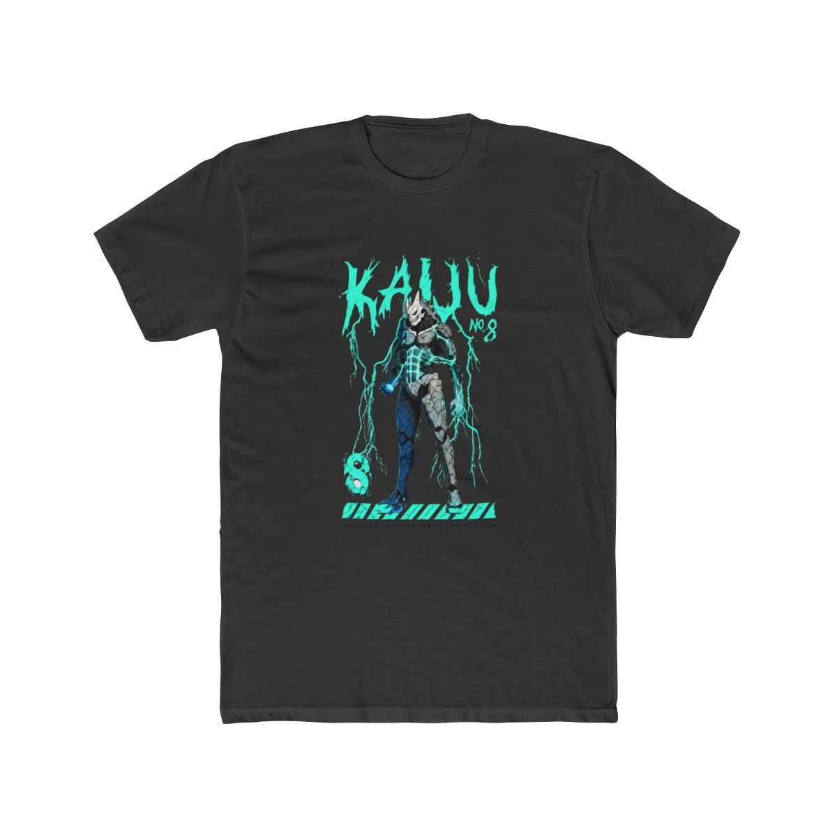 Kaiju No. 8 Kauu Black Cloud Wash Short Sleeve Tee - alternate angle 5, merchandise