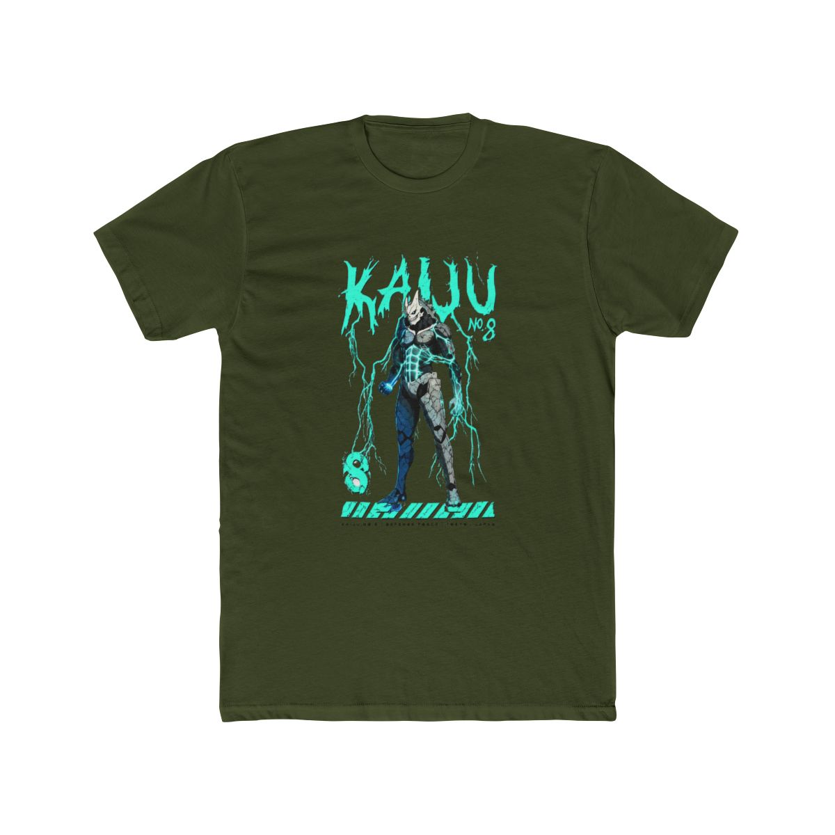 Kaiju No. 8 Kauu Black Cloud Wash Short Sleeve Tee - alternate angle 4, merchandise