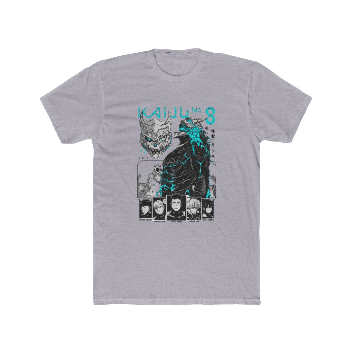 Kaiju No. 8 Anime Manga Art - Kafka Hibino Transformation T Shirt - alternate angle 5, merchandise