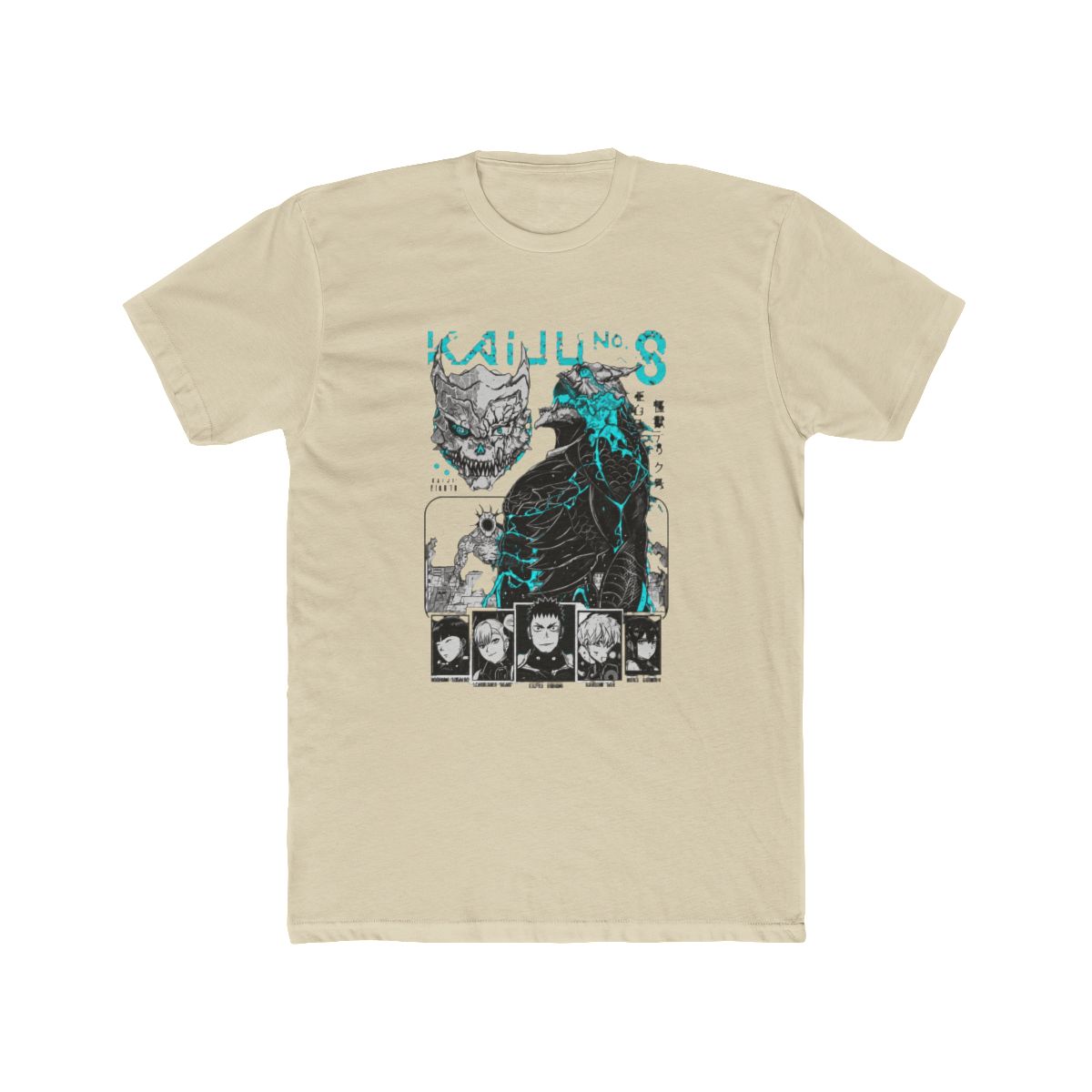 Kaiju No. 8 Anime Manga Art - Kafka Hibino Transformation T Shirt - alternate angle 4, merchandise