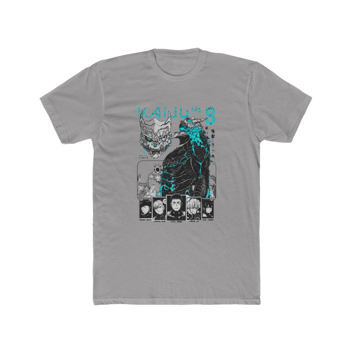 Kaiju No. 8 Anime Manga Art - Kafka Hibino Transformation T Shirt - alternate angle 2, merchandise