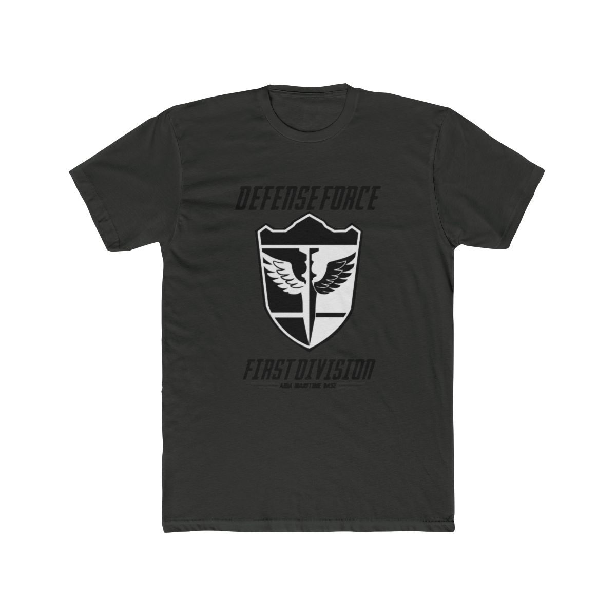 KAIJU No 8: DEFENSE FORCE FIRST DIVISION (WHITE) T Shirt | Kaiju No. 8 - alternate angle 5, merchandise
