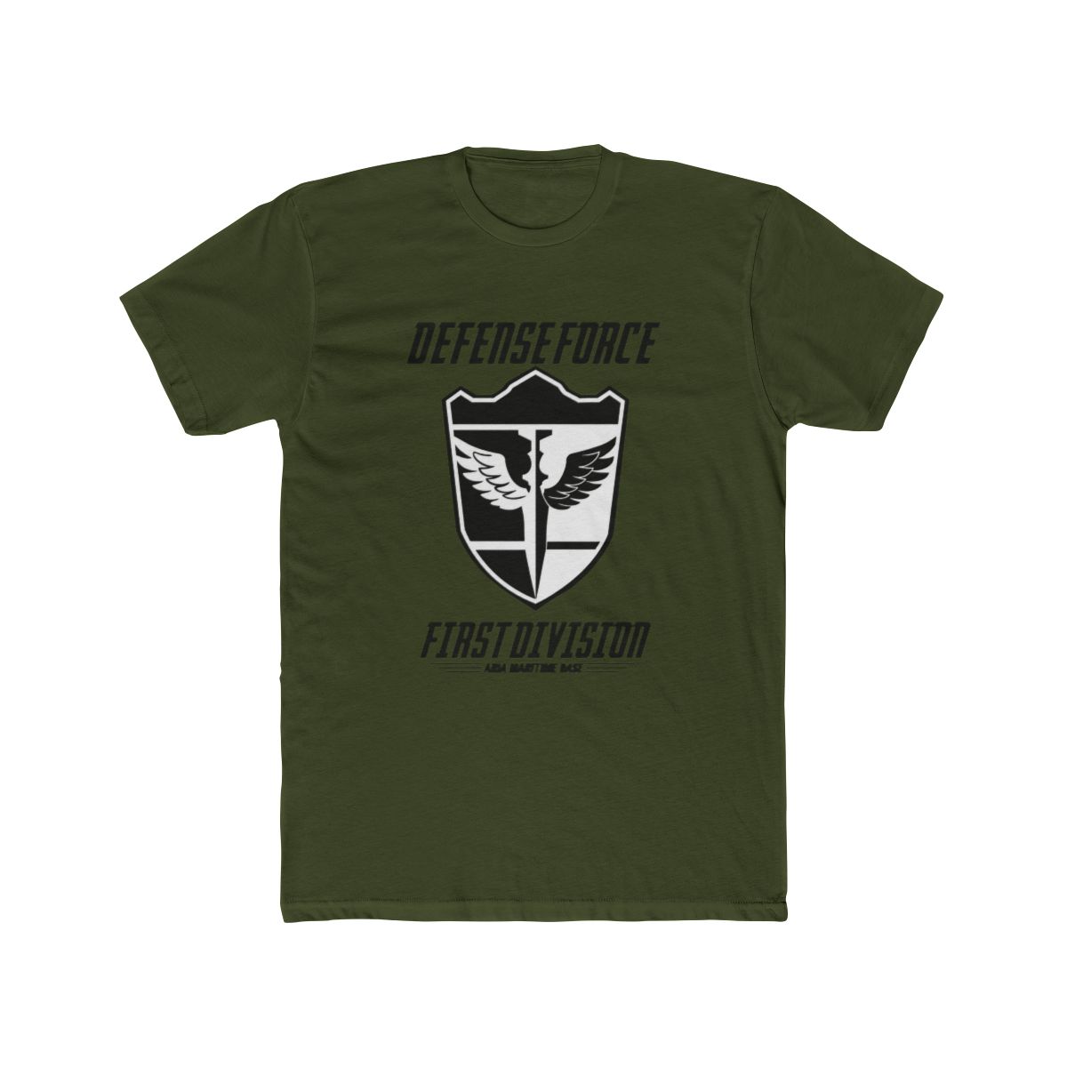 KAIJU No 8: DEFENSE FORCE FIRST DIVISION (WHITE) T Shirt | Kaiju No. 8 - alternate angle 4, merchandise
