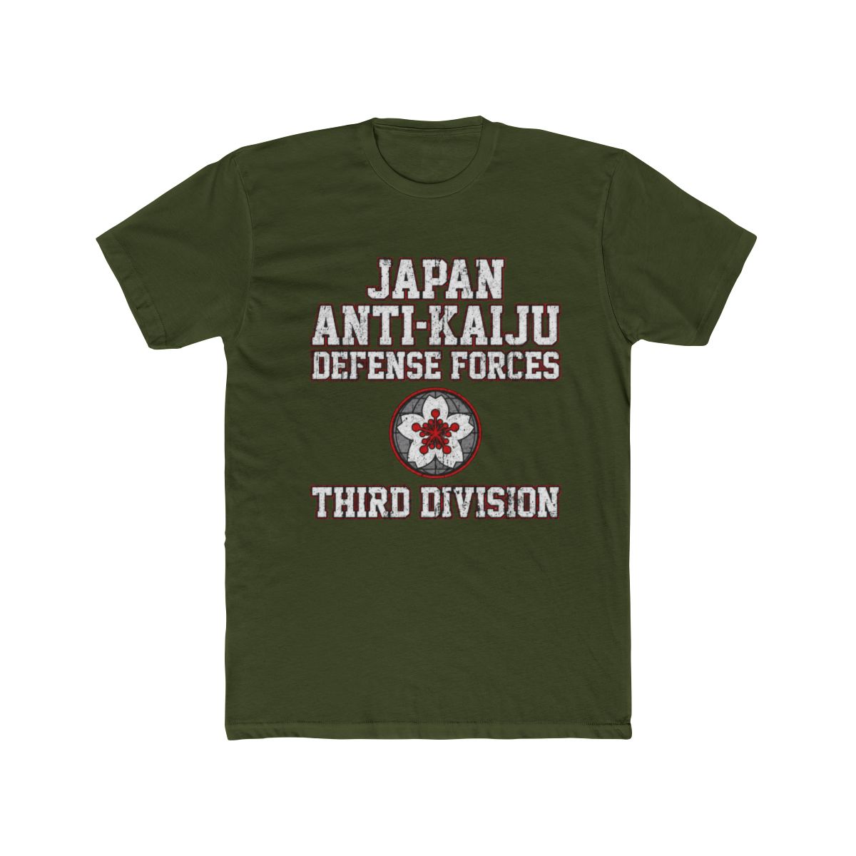 Japan Anti-Kaiju Defense Forces Third Division T Shirt | Kaiju No. 8 - alternate angle 4, merchandise