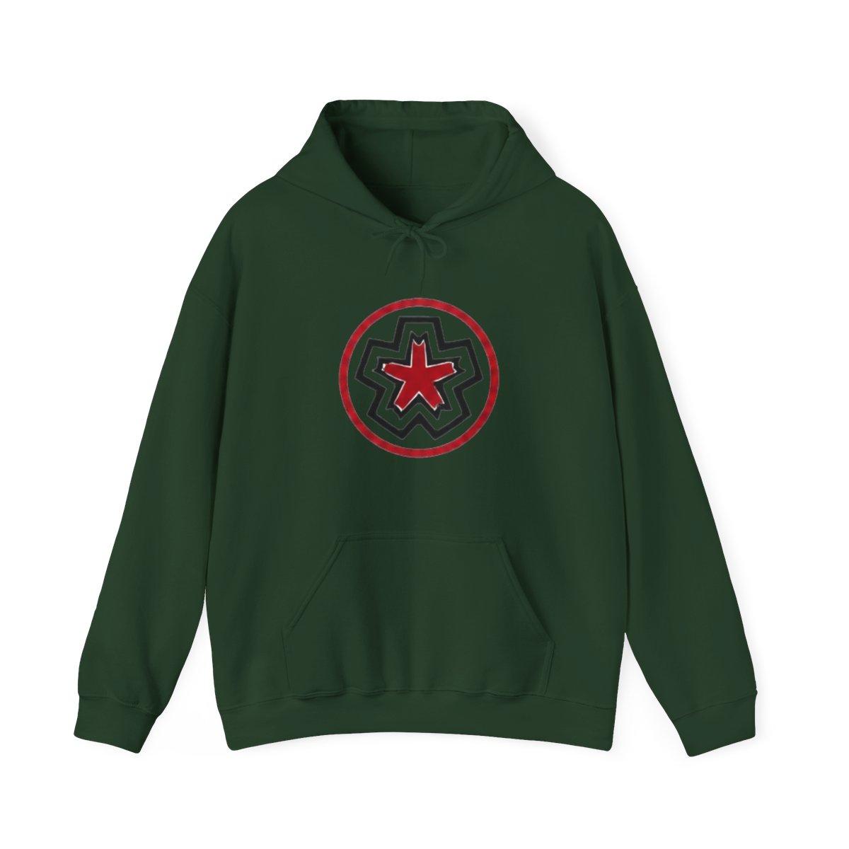 Japan Anti-Kaiju Defense Forces Symbol (Chest Pocket) Hoodie | Kaiju No. 8 - alternate angle 5, merchandise
