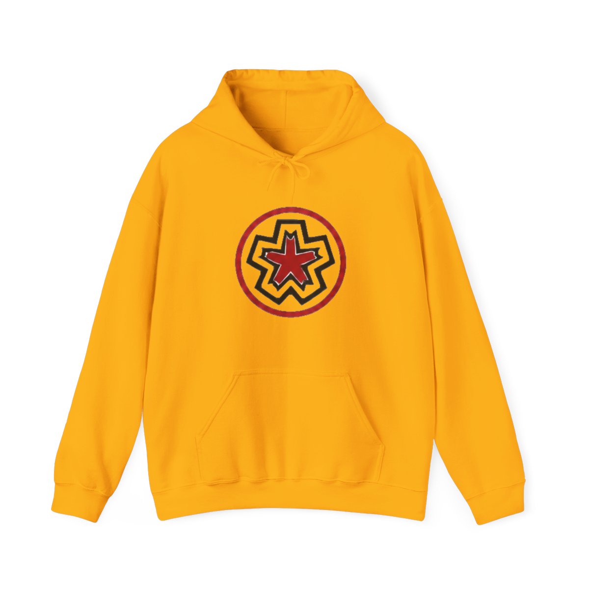 Japan Anti-Kaiju Defense Forces Symbol (Chest Pocket) Hoodie | Kaiju No. 8 - alternate angle 2, merchandise