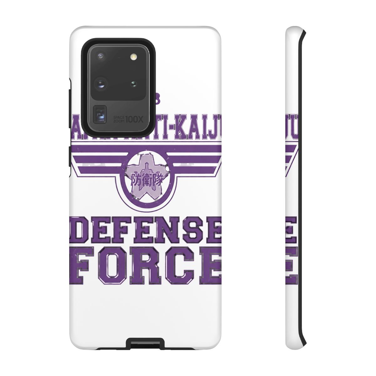 KAIJU No 8: JAPAN ANTI KAIJU DEFENCE FORCE (WHITE) Phone Case | Kaiju No. 8 - alternate angle 5, merchandise