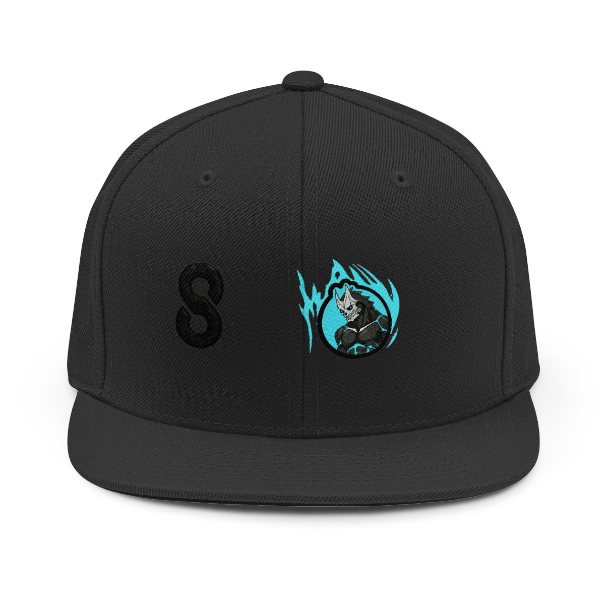 Kaiju No. 8 Monster 8 White Snapback Hat - alternate angle 2, merchandise