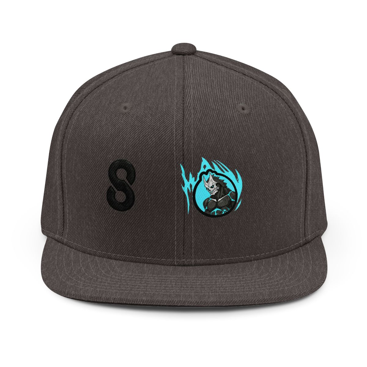 Kaiju No. 8 Monster 8 White Snapback Hat - alternate angle 1, merchandise
