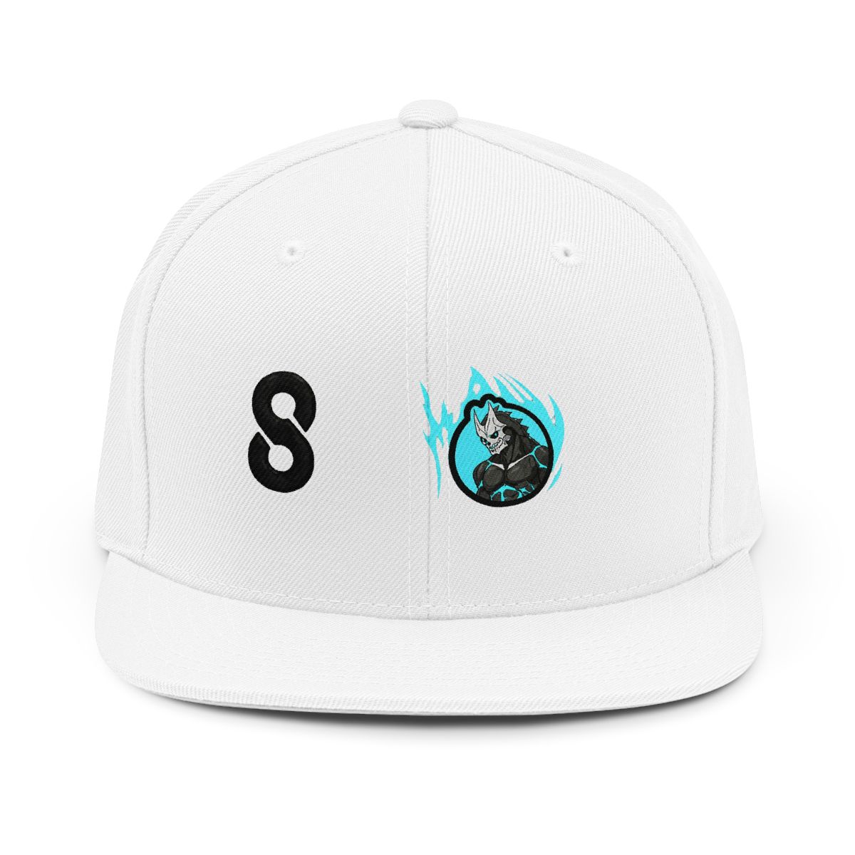 Kaiju No. 8 Monster 8 White Snapback Hat