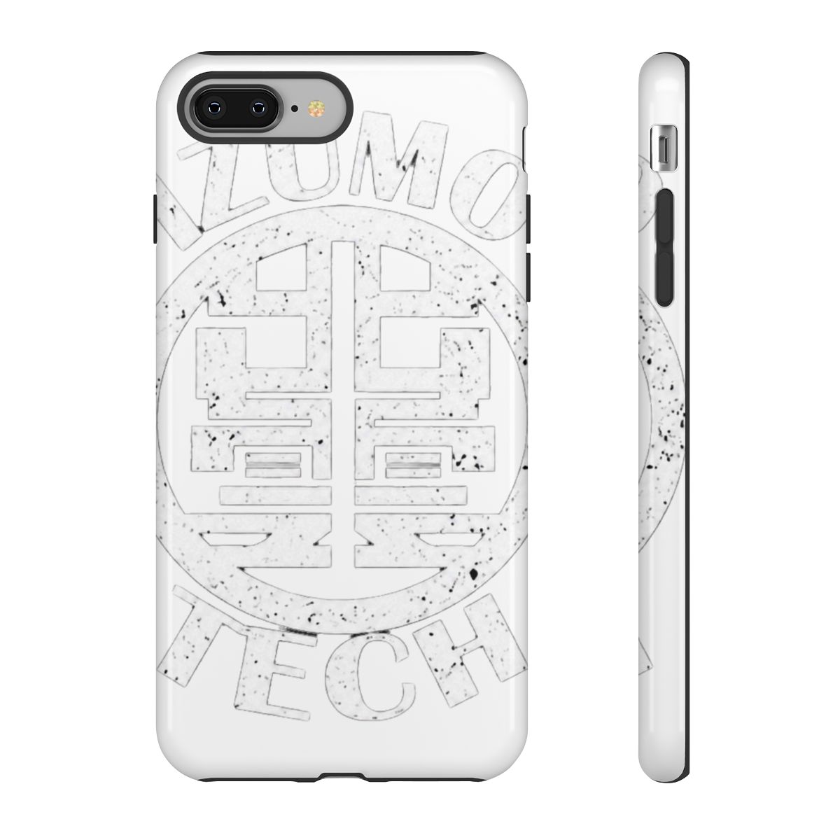 KAIJU No 8 : IZUMO TECH (WHITE & GRUNGE) Phone Case | Kaiju No. 8 - alternate angle 2, merchandise