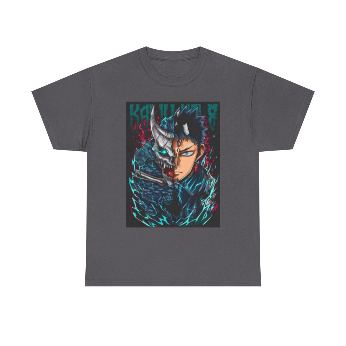 Half-Demon Warrior Illustration Tee | Anime Dark Fantasy Shirt Kaiju No. 8 - Official apparel merchandise