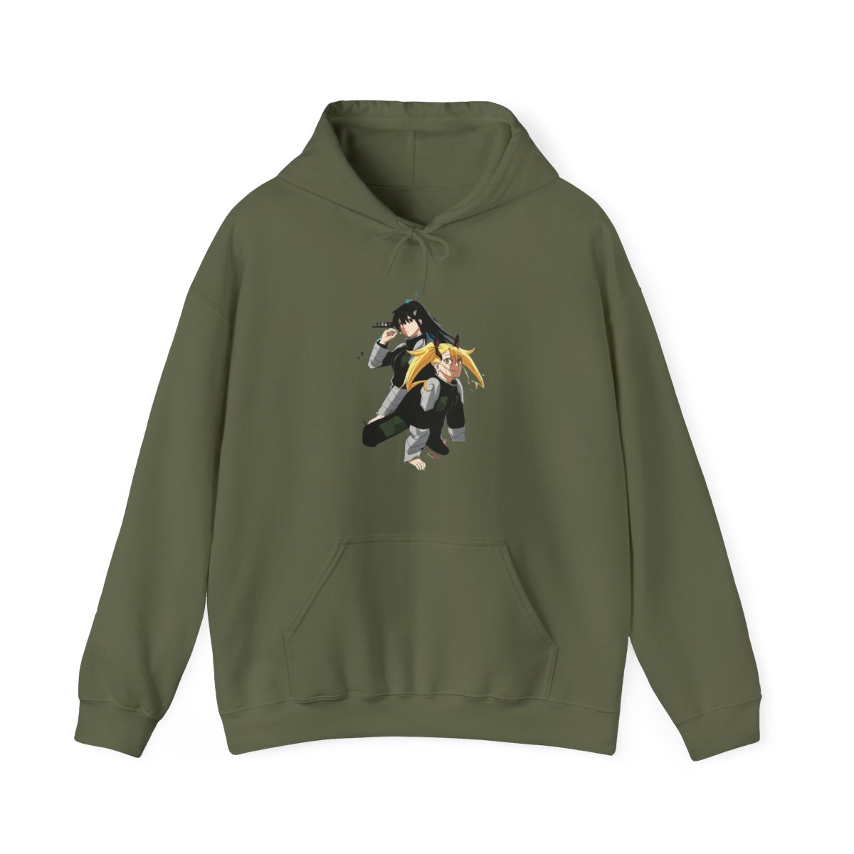 Kaiju No. 8 Hoodie Defense Force Team Stance - alternate angle 5, merchandise