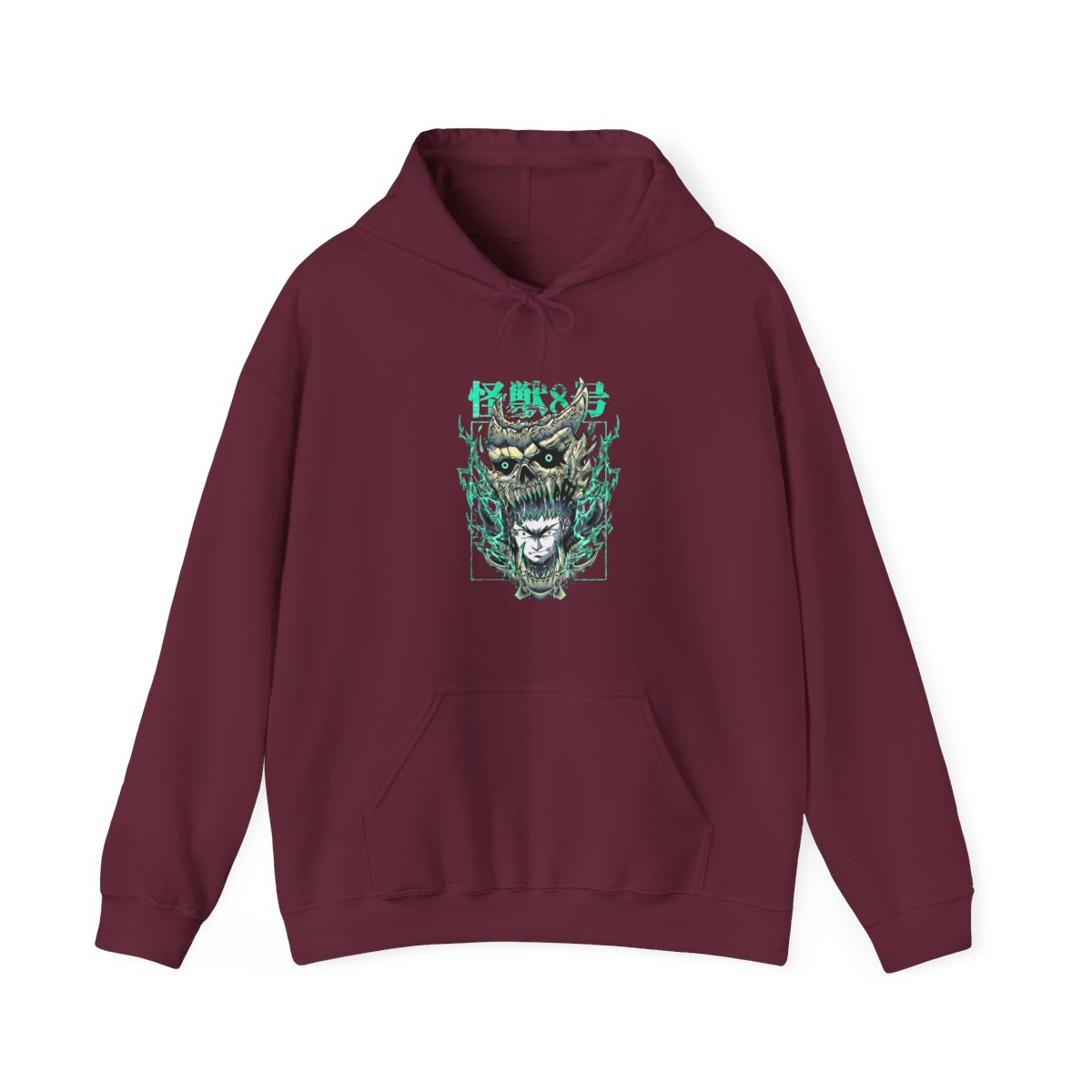 Kaiju No. 8 Hoodie Kafka Hibino Fiery Skull Form