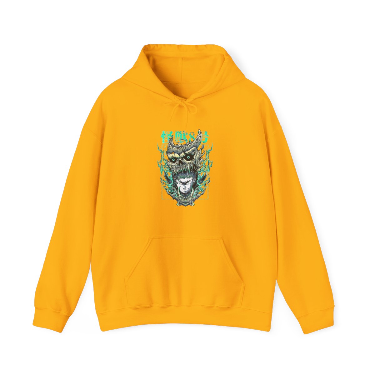 Kaiju No. 8 Hoodie Kafka Hibino Fiery Skull Form - alternate angle 3, merchandise
